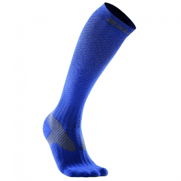 2XU Elite compressie sokken blauw heren MA1993e 2015 2XU1993BLU